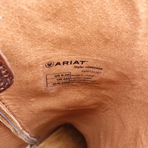 NEW Size 8.5 Women's ARIAT Heritage Western X-Toe Boots 10005908 Vintage Carmel - Picture 2 of 10